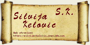Silvija Kelović vizit kartica